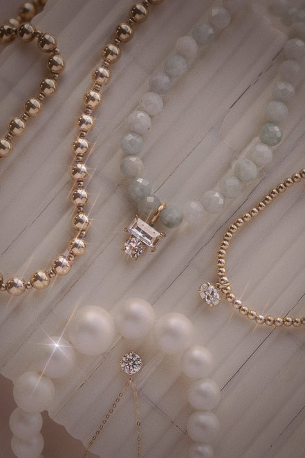Lab Diamond Dainty Solitaire Necklace