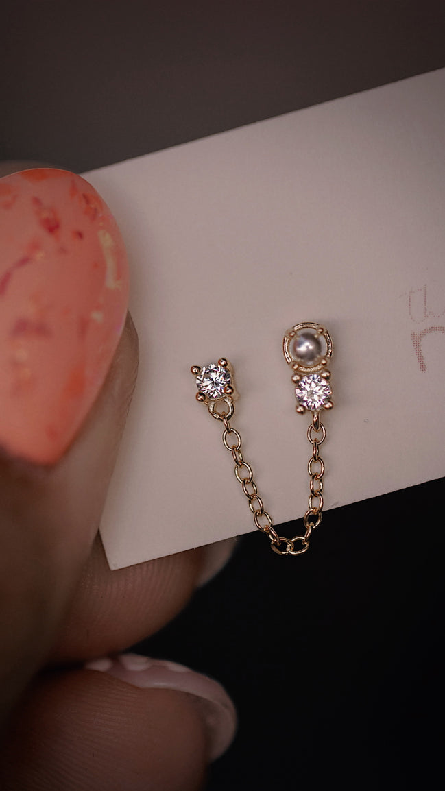 Double Stud Earrings