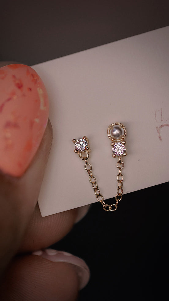 Double Stud Earrings