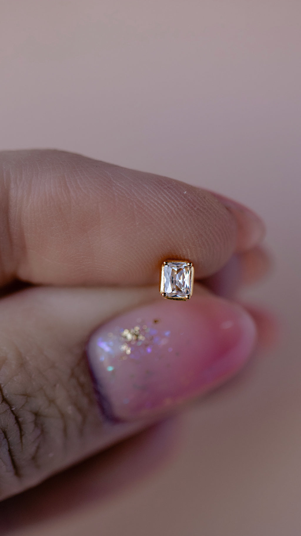 Petra Emerald CZ stud Earrings