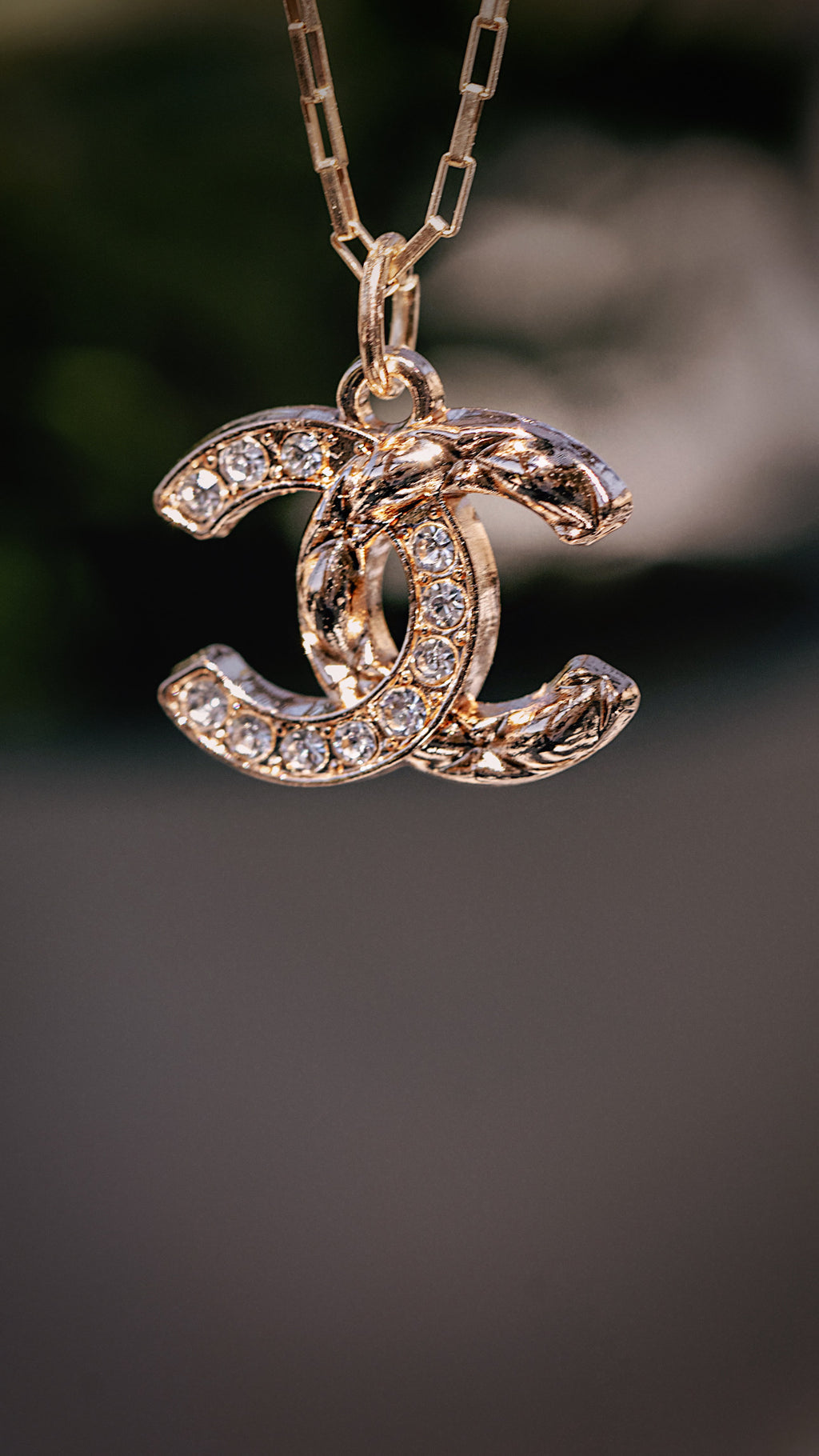 The Twisted CC Necklace