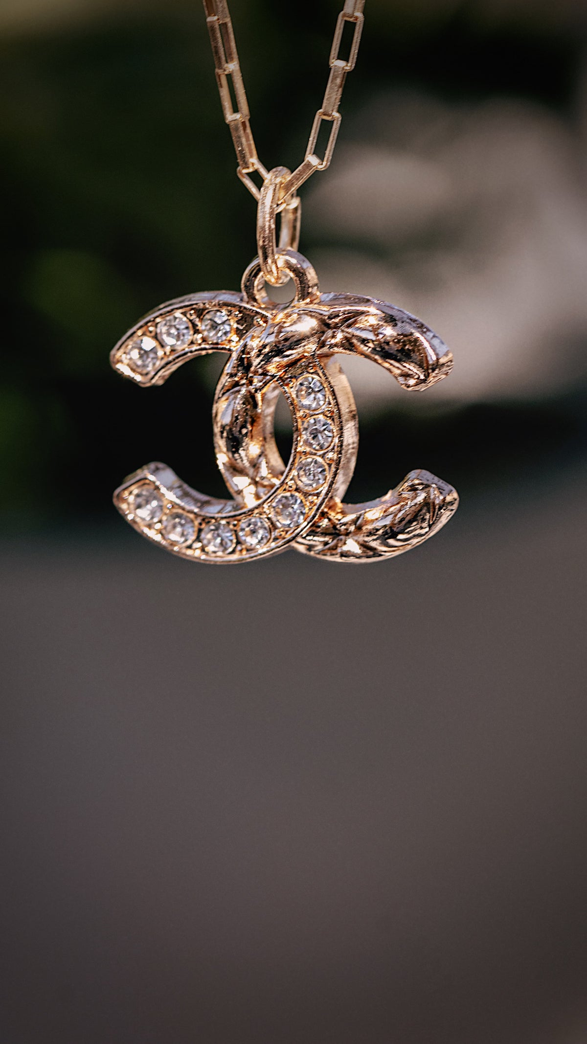 The Twisted CC Necklace