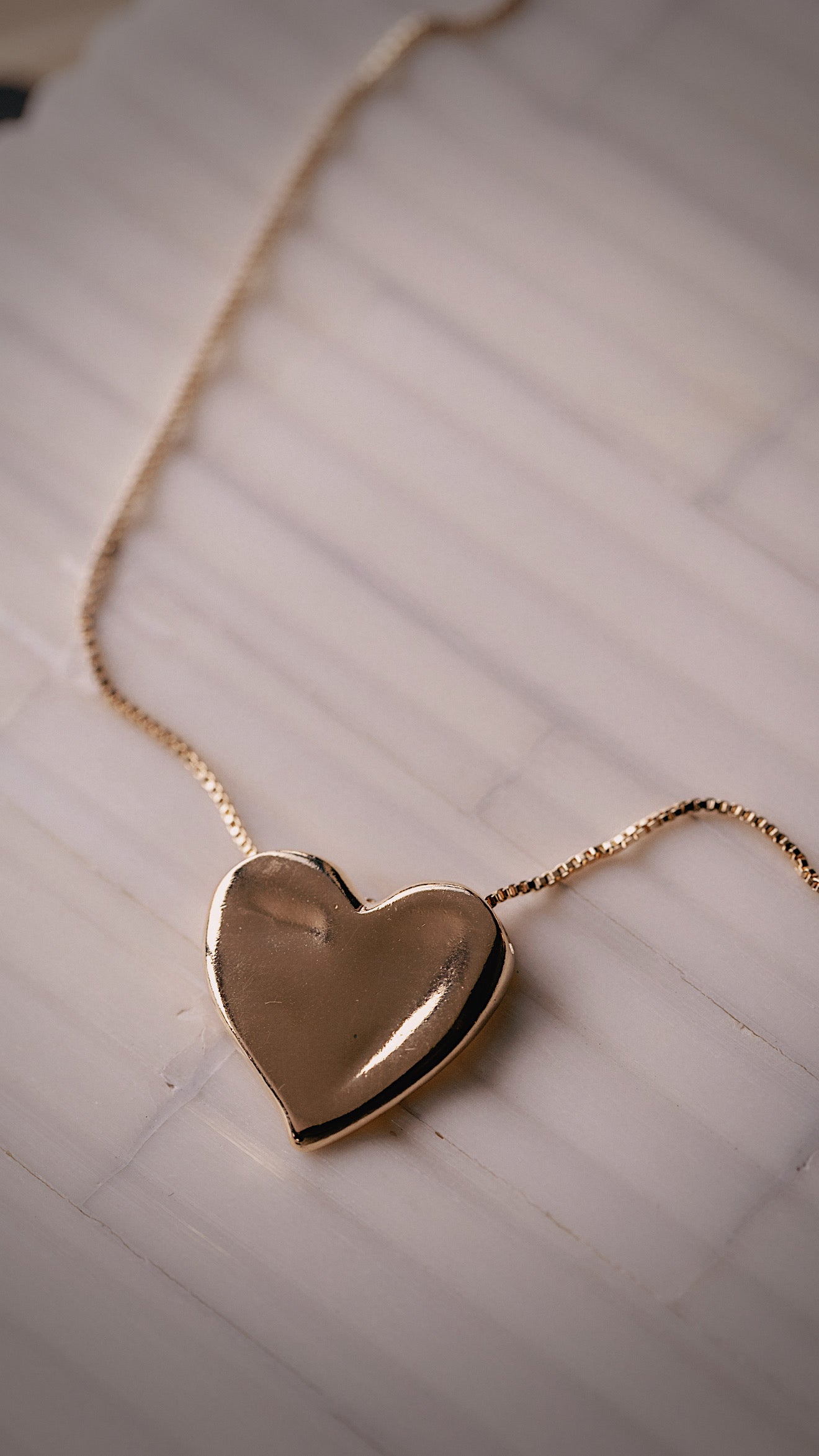 Heart Print Necklace