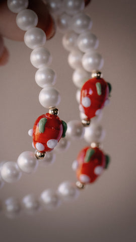 Summer Strawberry Bracelet