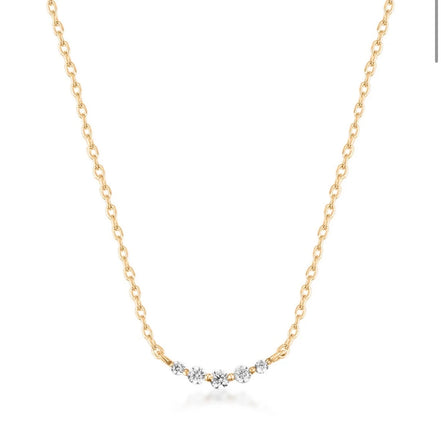 Lab Grown Diamond Row Necklace