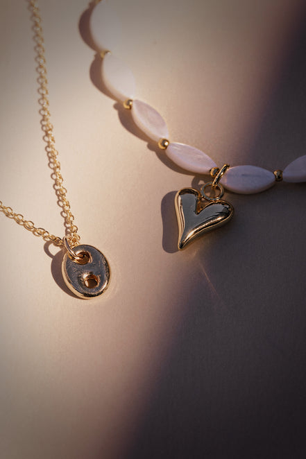 Puffy Mariner Charm Necklace