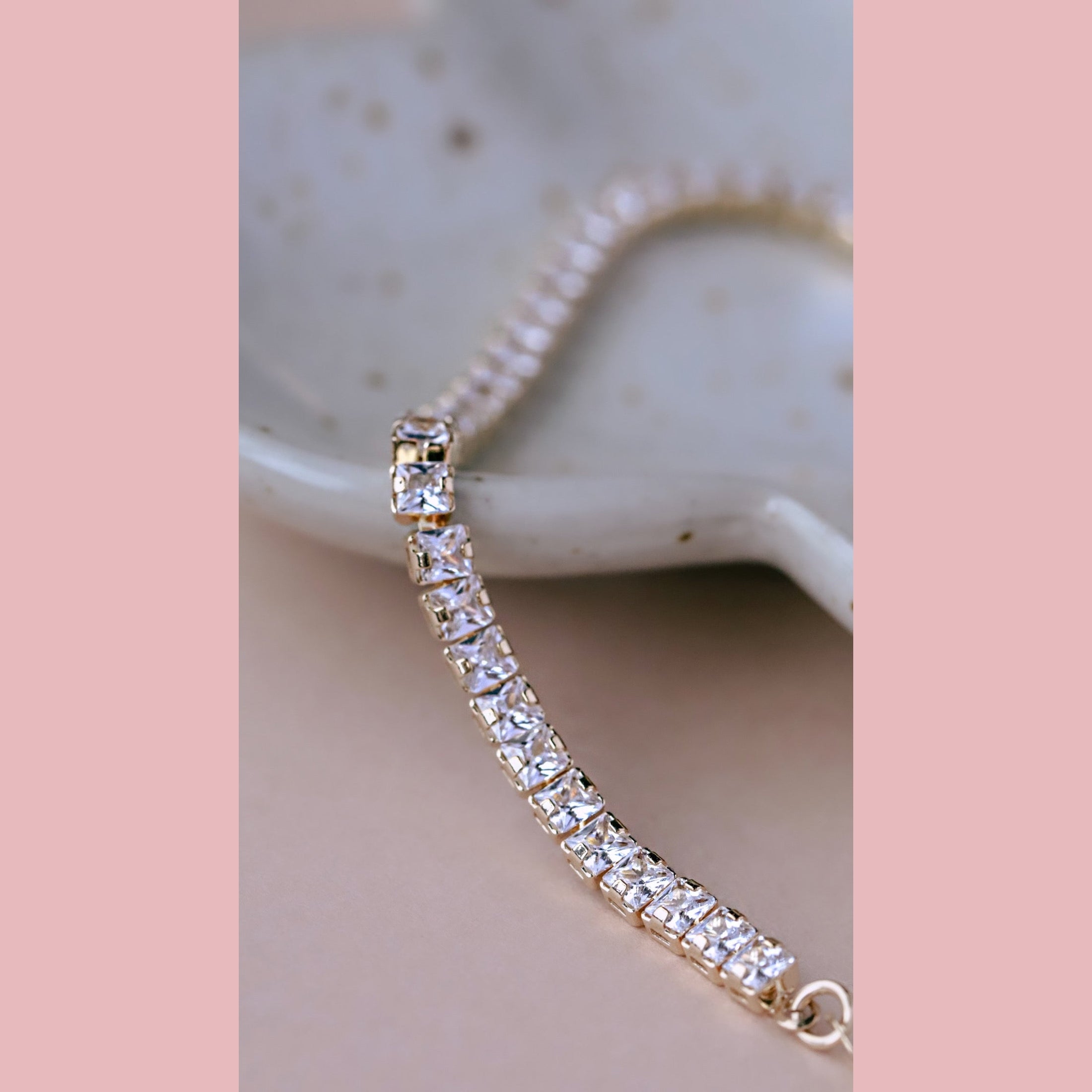 Chunky Diamond CZ Tennis Bracelet