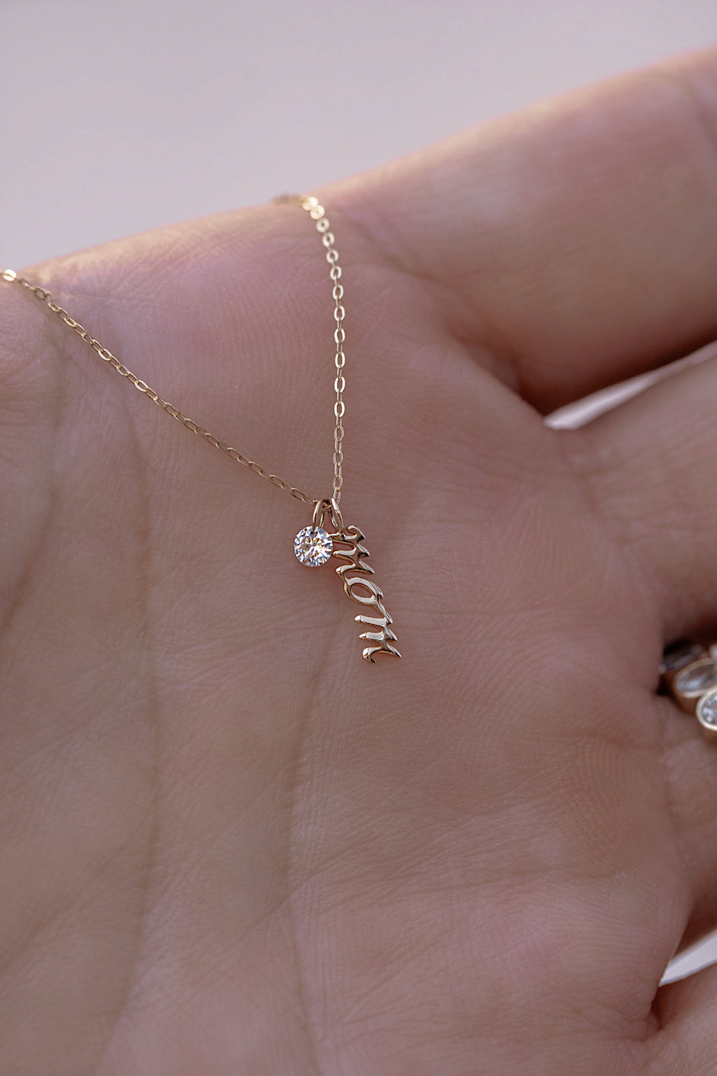 Floating Diamond Charm