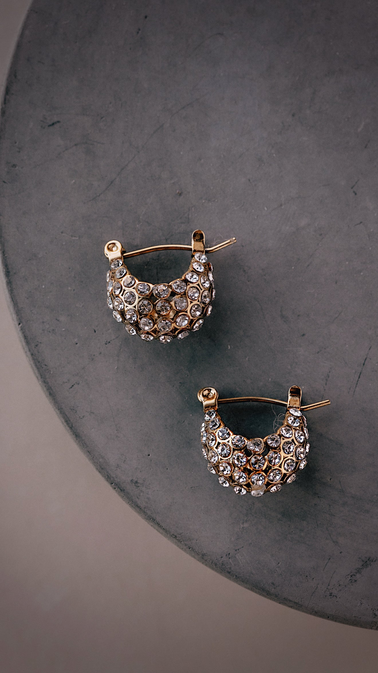 Crystal Cluster Earrings - The Neon Cactus Studio