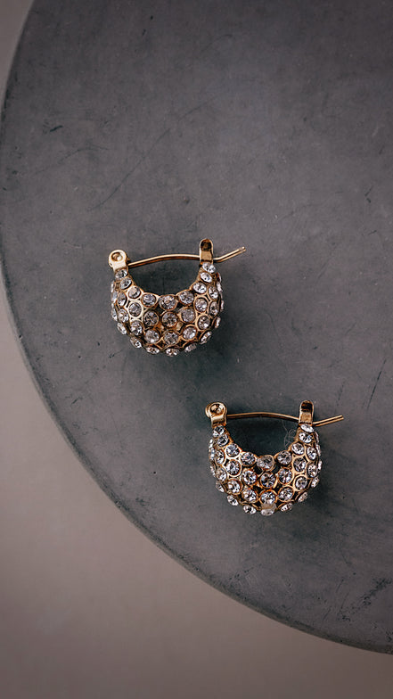 Crystal Cluster Earrings - The Neon Cactus Studio