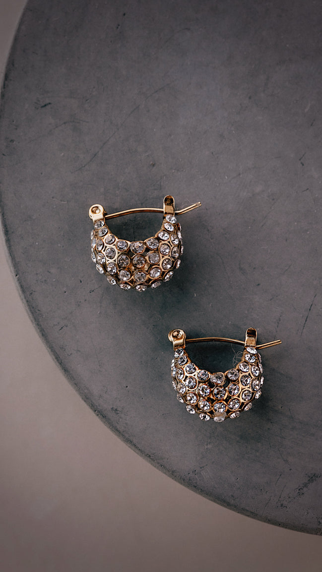 Crystal Cluster Earrings - The Neon Cactus Studio