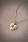 Small Upcycled Gucci Heart Necklace