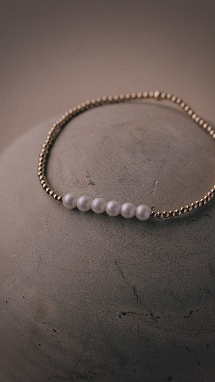 Pearl Row Bracelet - The Neon Cactus Studio