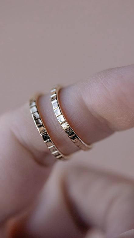 Diamond Cut Band Ring