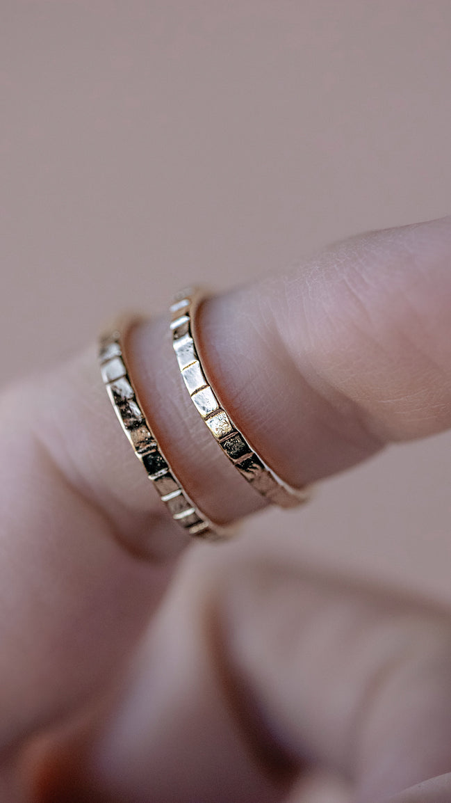 Diamond Cut Band Ring