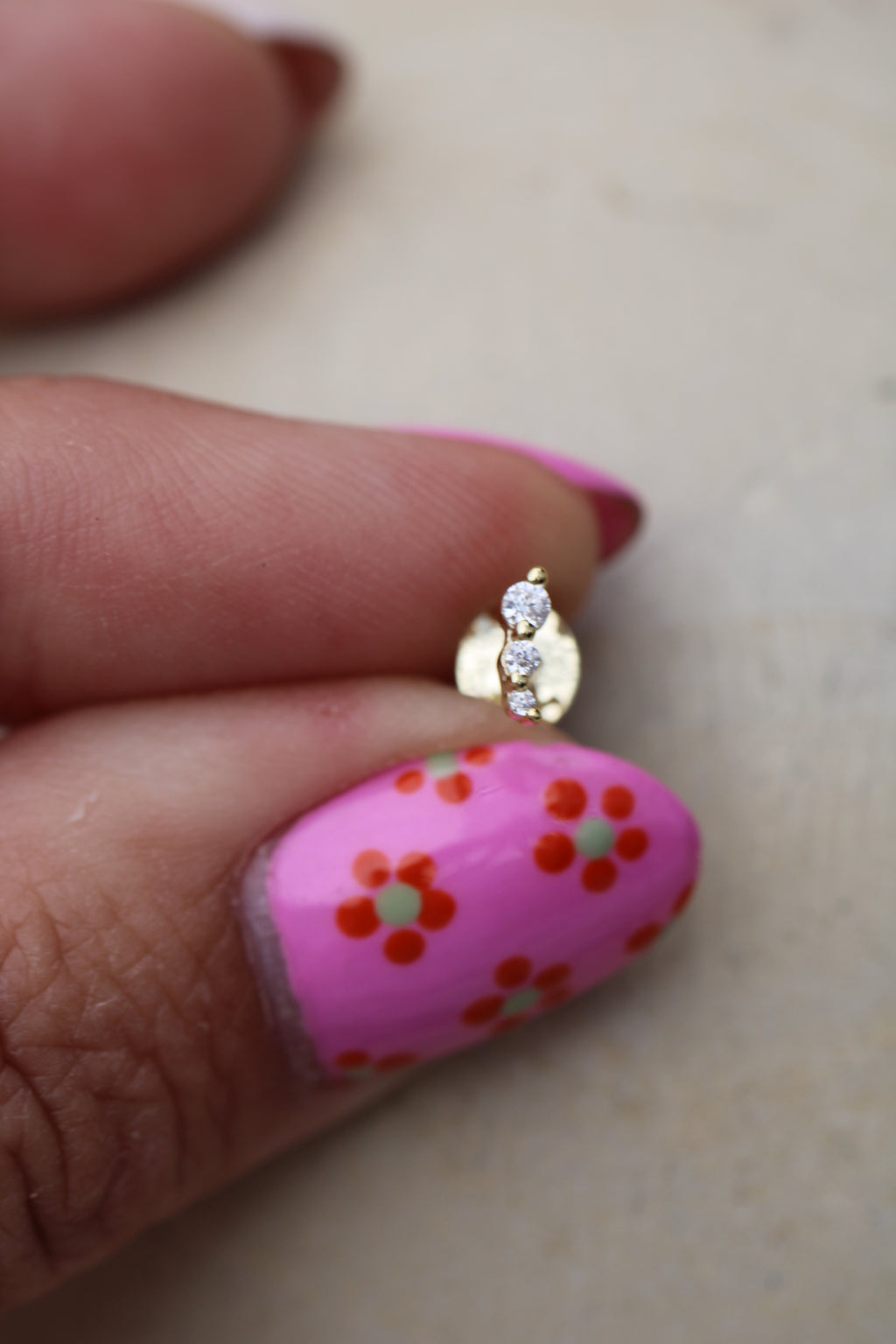 Curved Trio Studs
