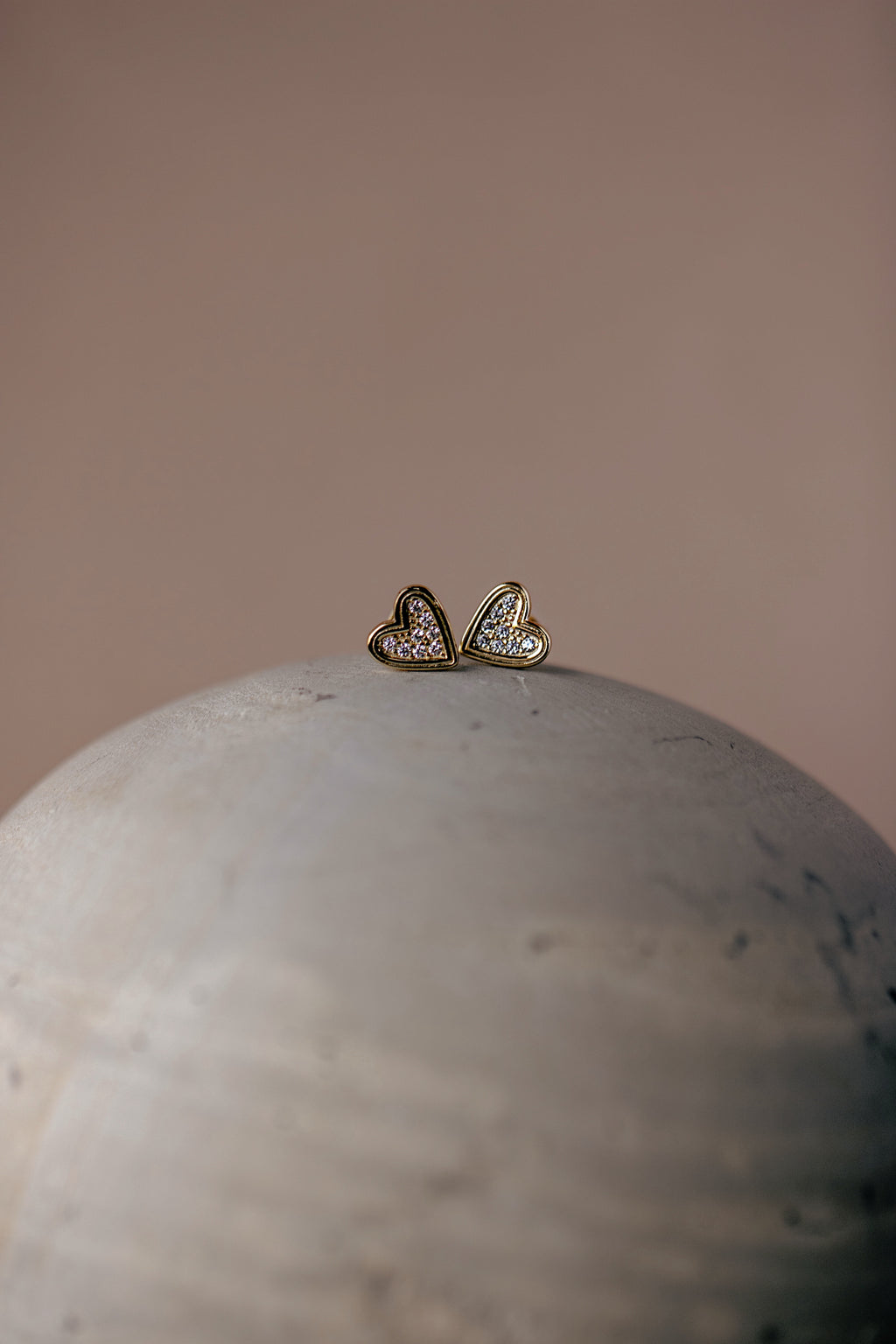 Sparkle Heart Studs