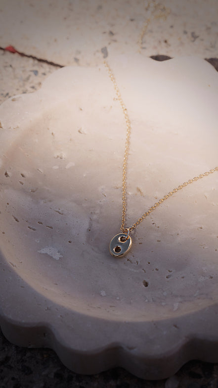 Puffy Mariner Charm Necklace