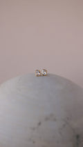 Petra Emerald CZ stud Earrings