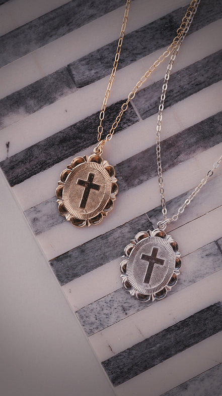Blessing Cross Necklace