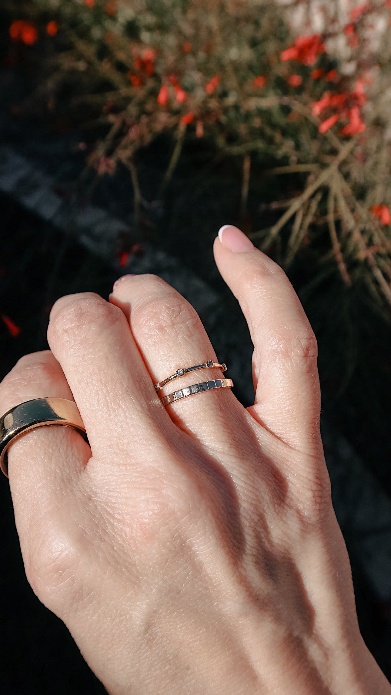 Diamond Cut Band Ring