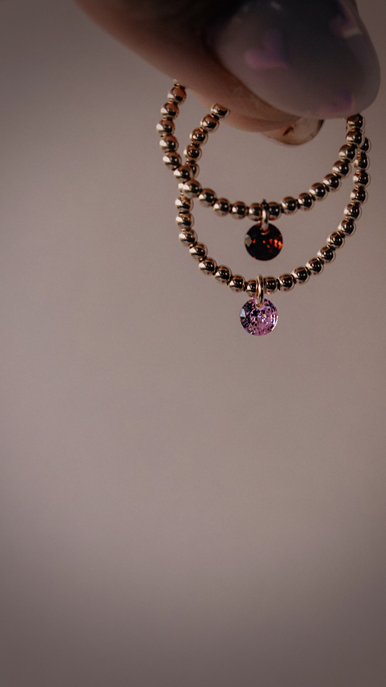 Beaded Birthstone Ring