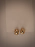 Gold CZ Bubble Huggie Hoops