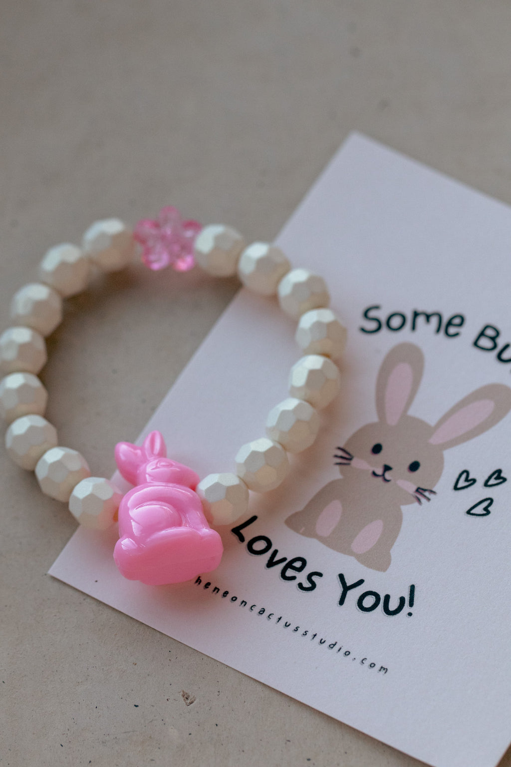 Some Bunny Loves You Bracelet