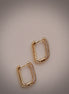 Oblong CZ Hoops