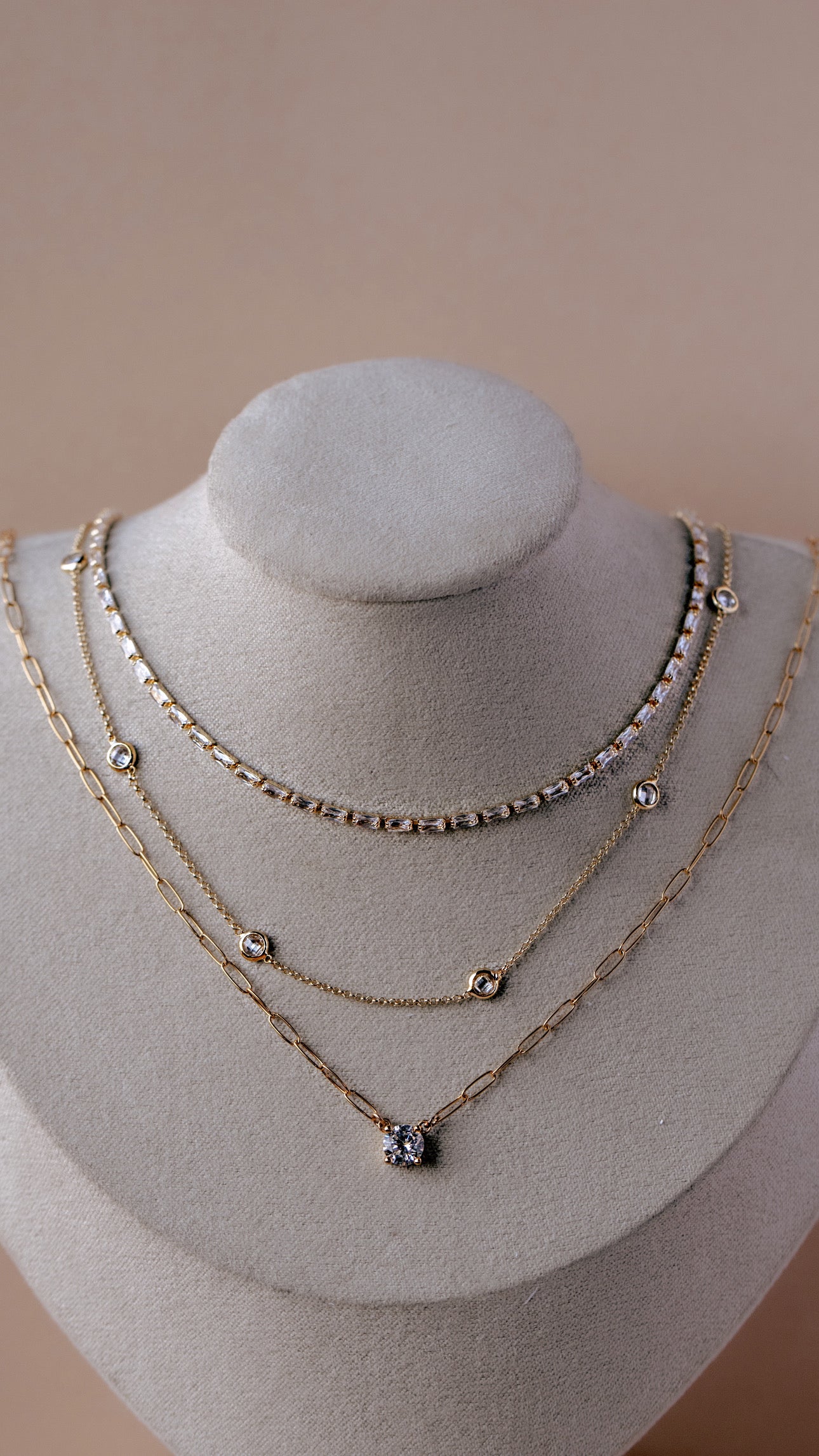 CZ Satellite Necklace