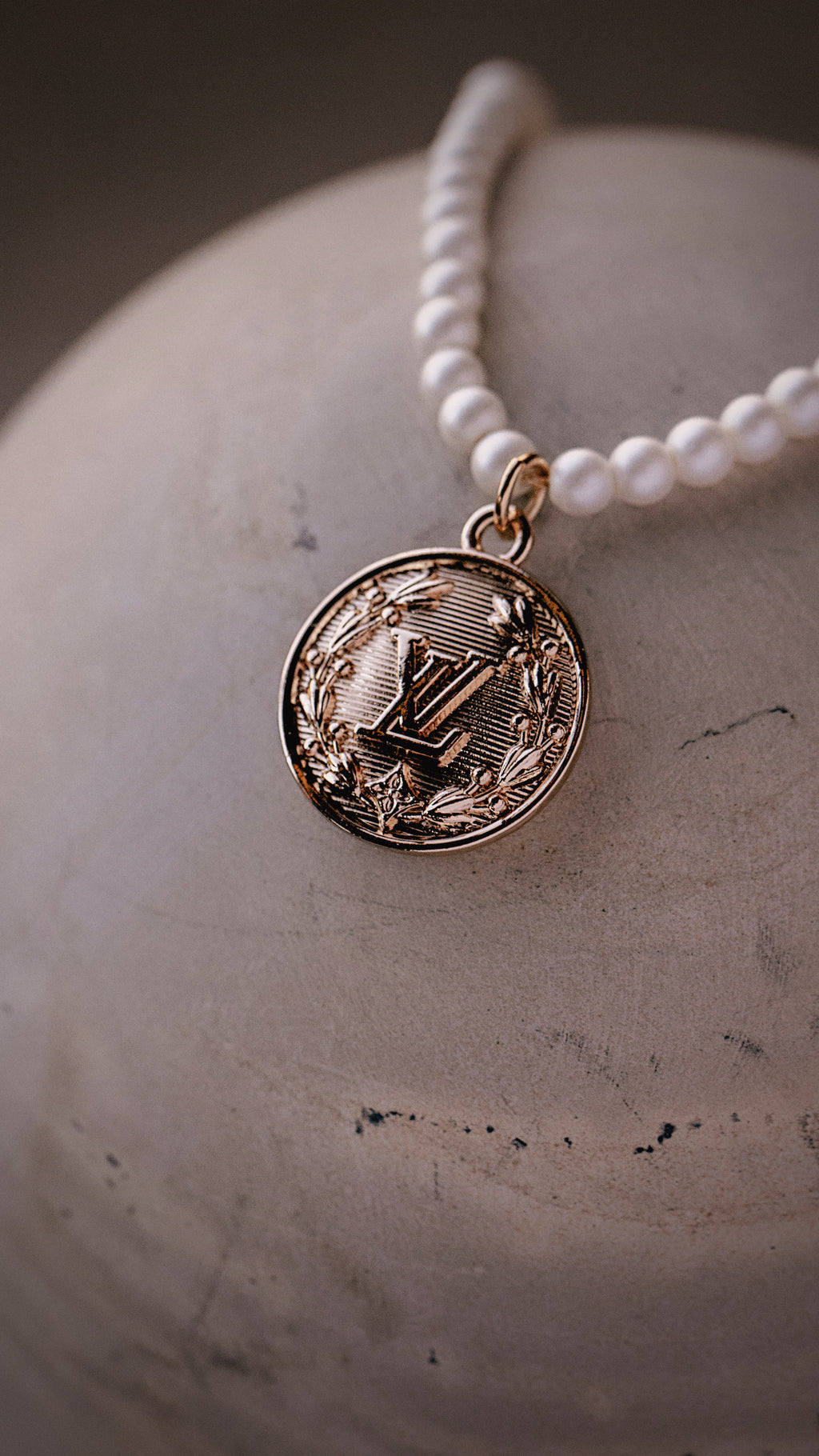 LV Pearl Necklace