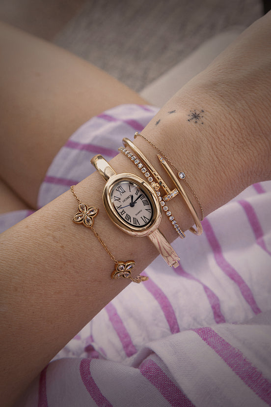Golden Petals Bracelet