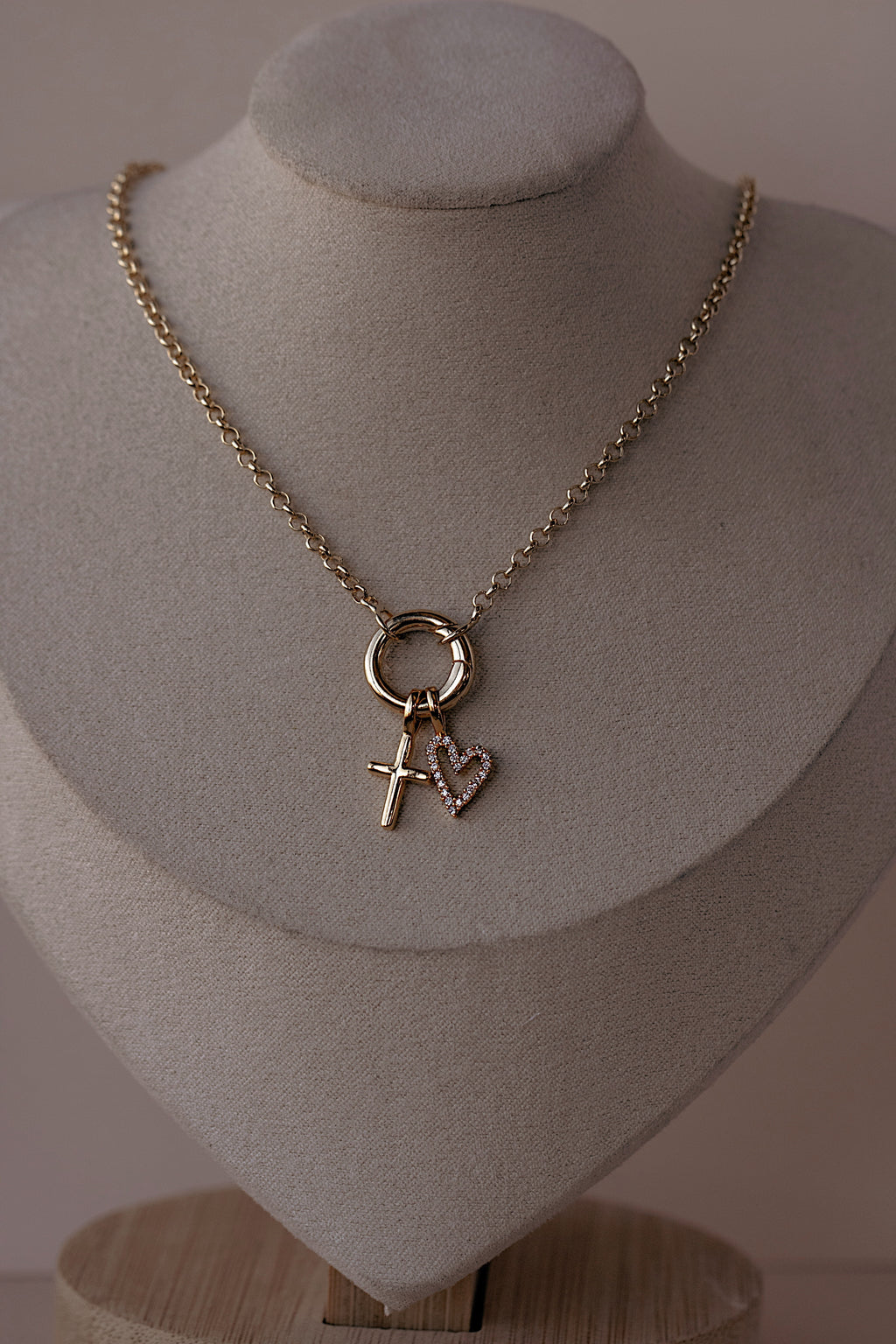 Rollo Chain Charm Holder Necklace