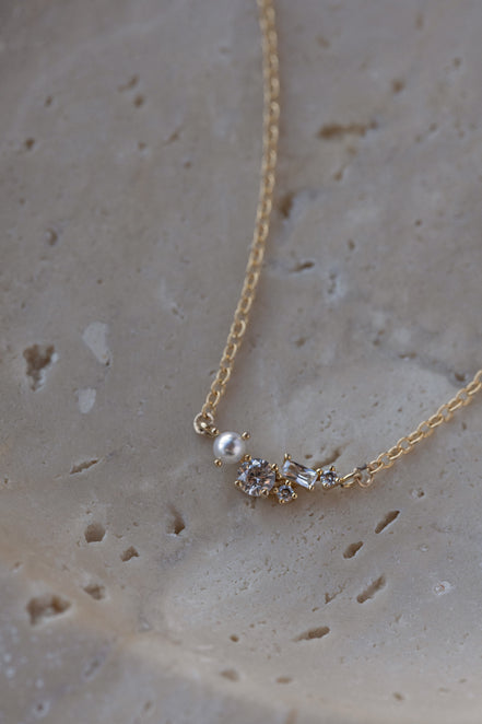 Pear Cluster Necklace