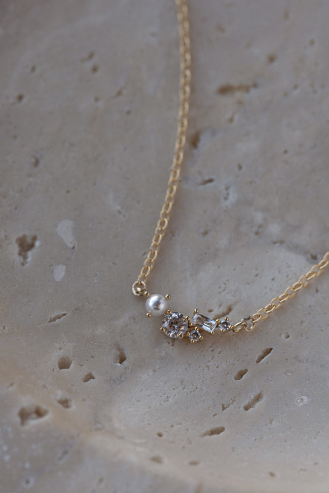 Pear Cluster Necklace