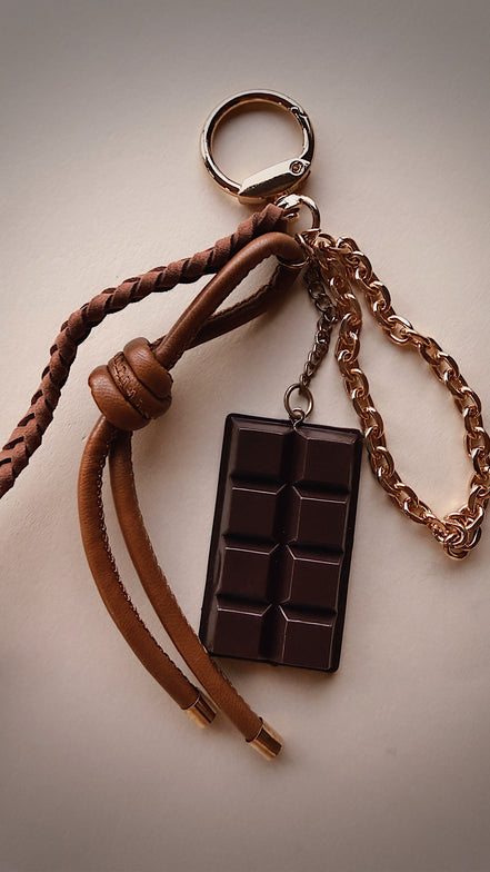 Chocolate Lover Bag Charm - The Neon Cactus Studio
