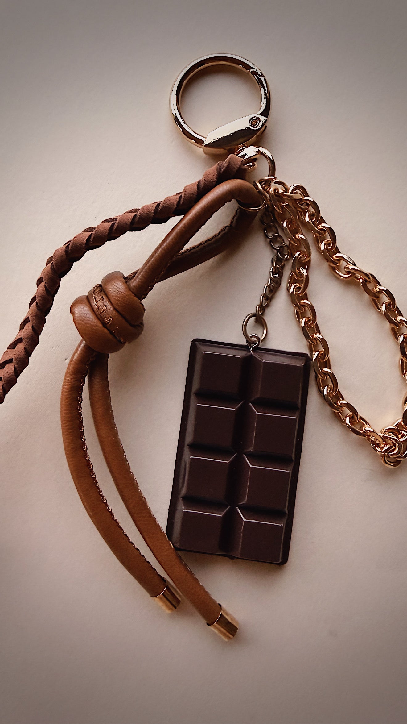 Chocolate Lover Bag Charm - The Neon Cactus Studio