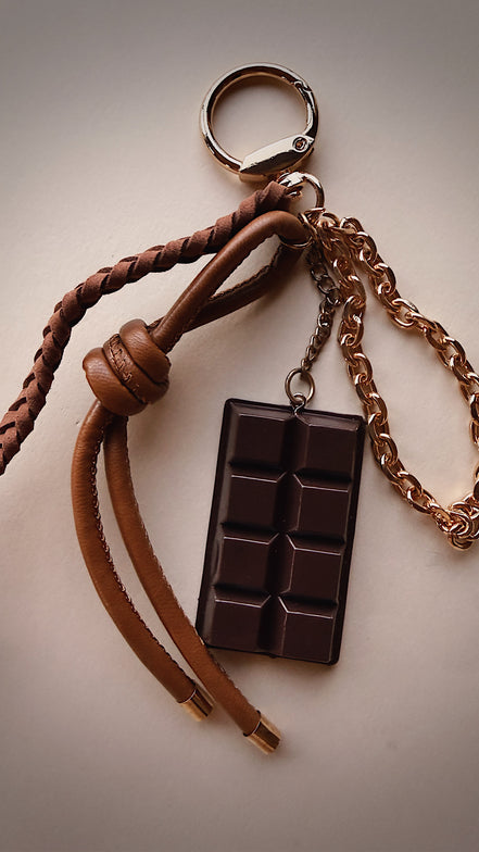 Chocolate Lover Bag Charm - The Neon Cactus Studio