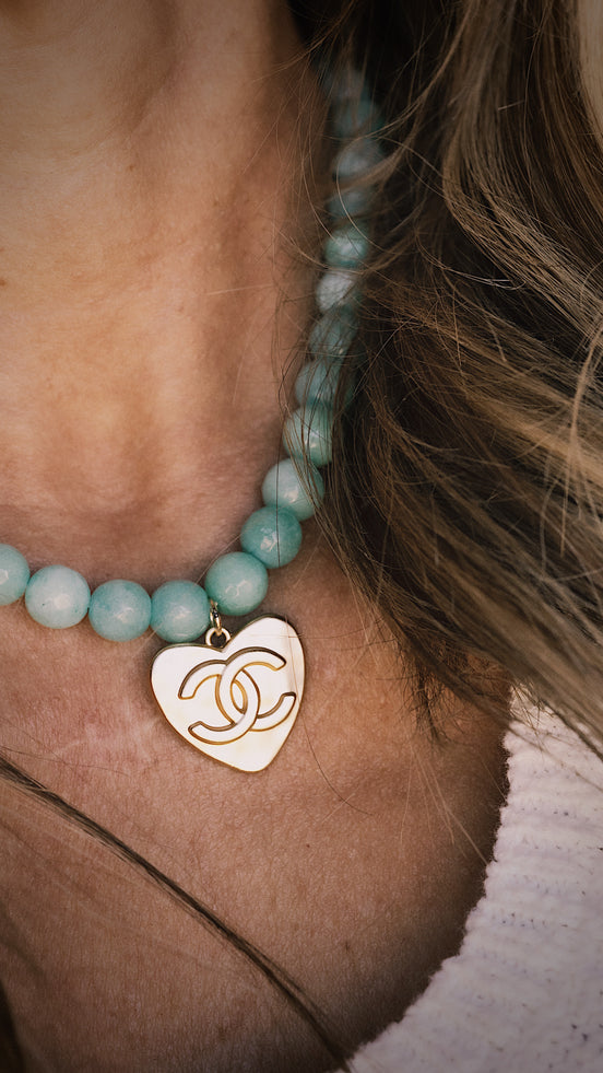 Turquoise Edit Beaded Necklace