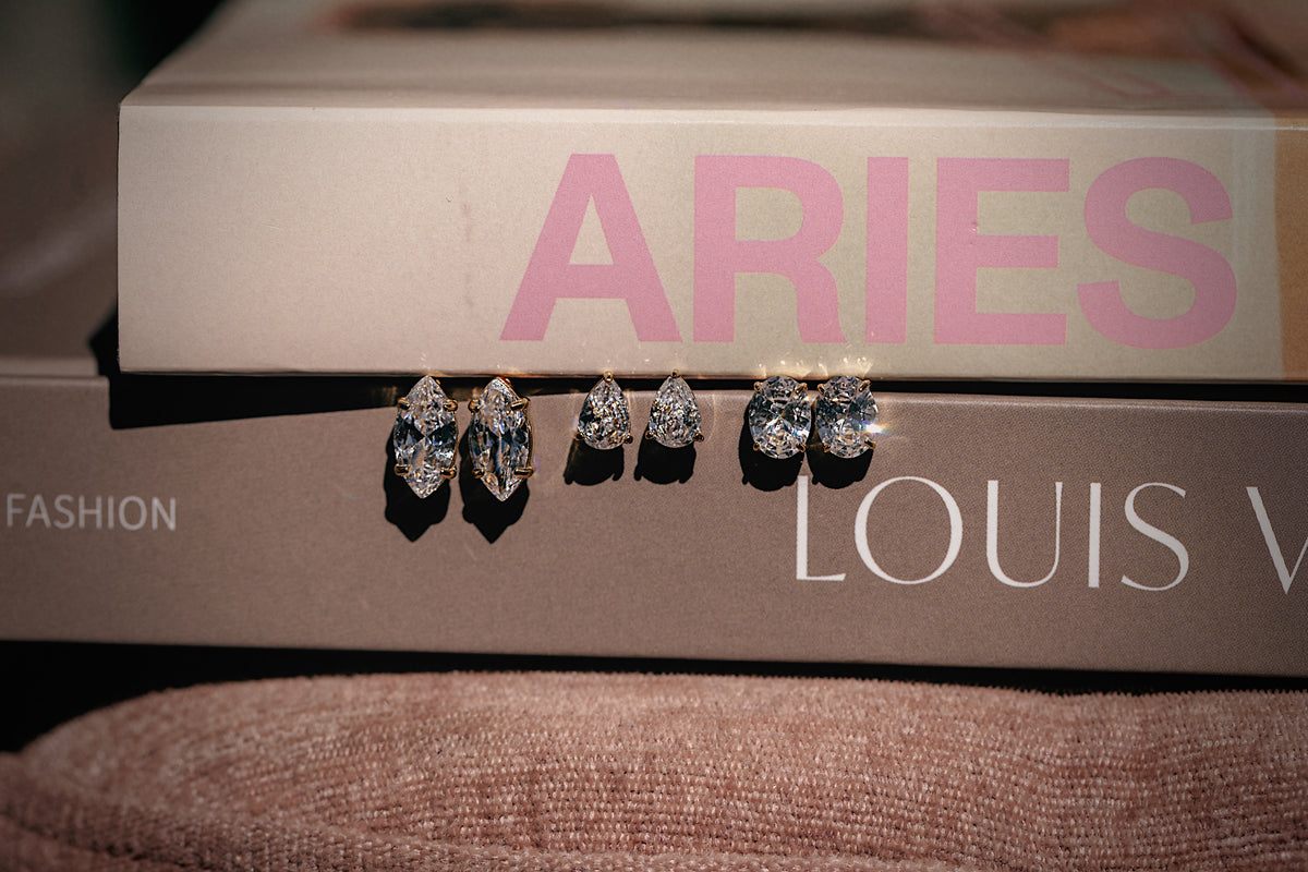 Yucca Marquise Studs