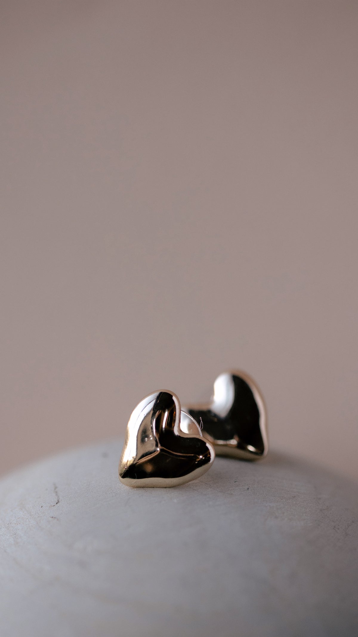 Statement Heart Studs