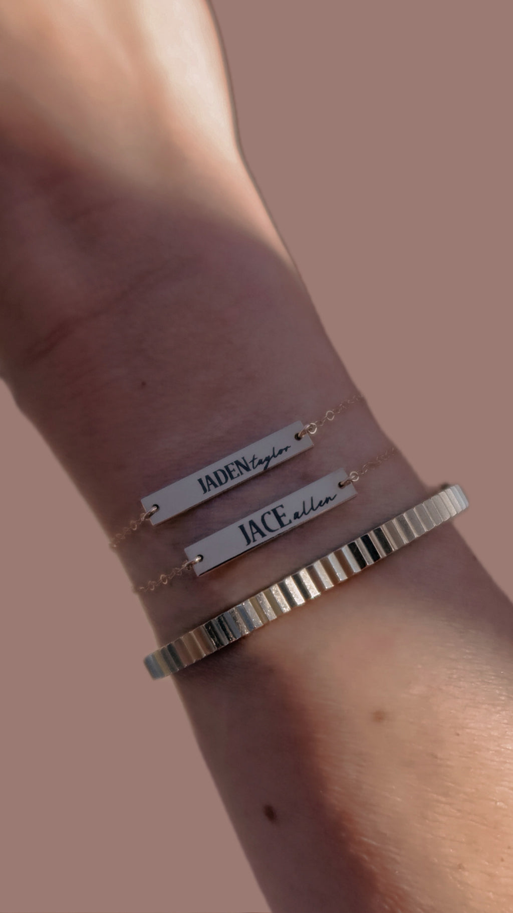 Inked Name Connector Bar ONLY