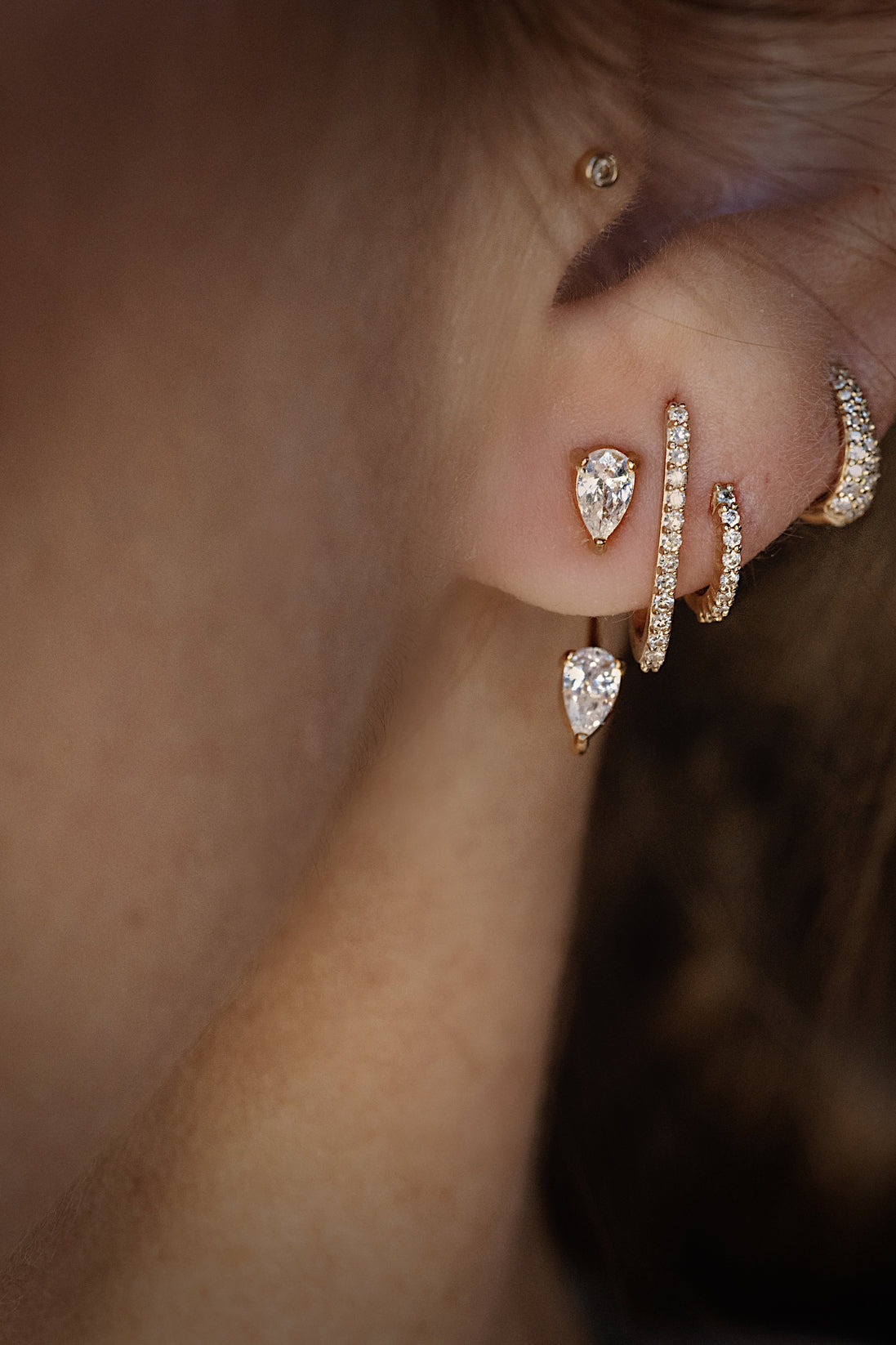 Double Drop Studs