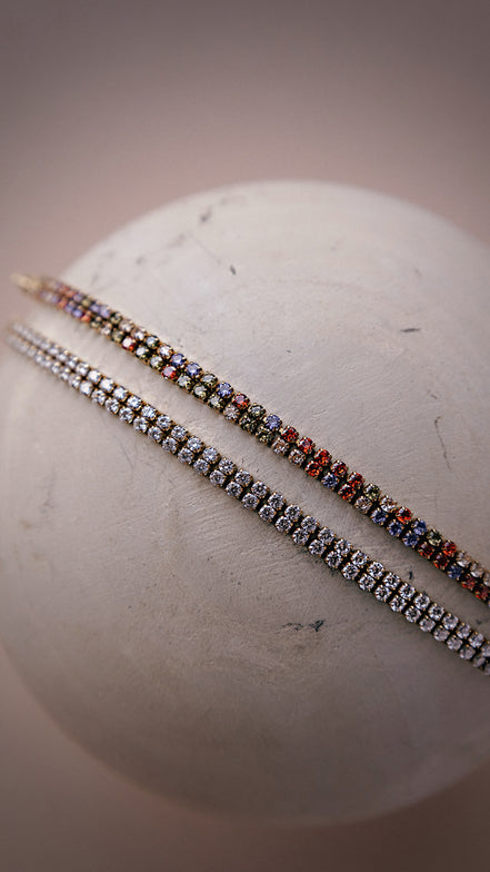 Seeing Double Tennis Bracelet