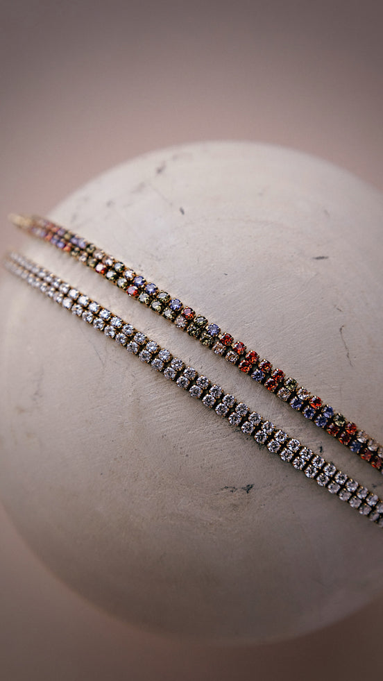 Seeing Double Tennis Bracelet