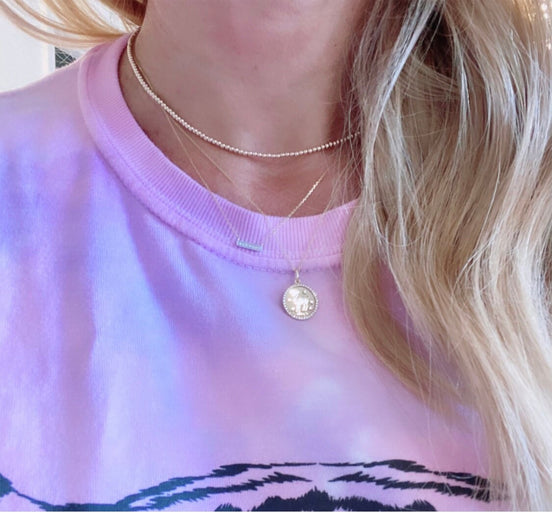 Gold Filled Beaded Necklace