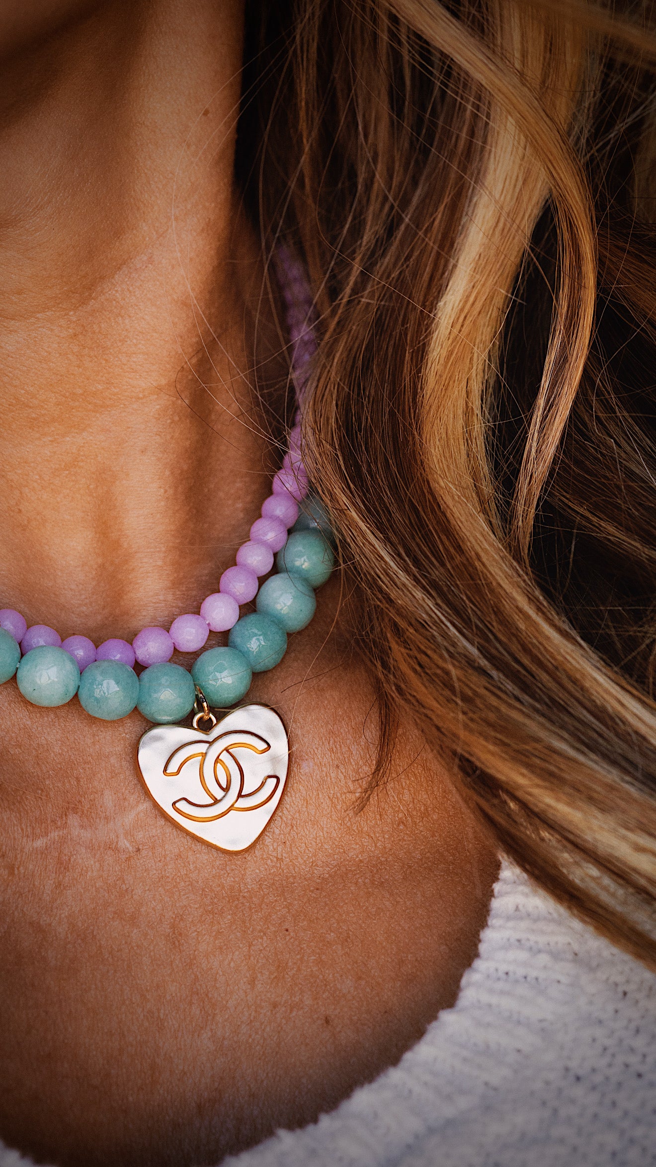 Turquoise Edit Beaded Necklace