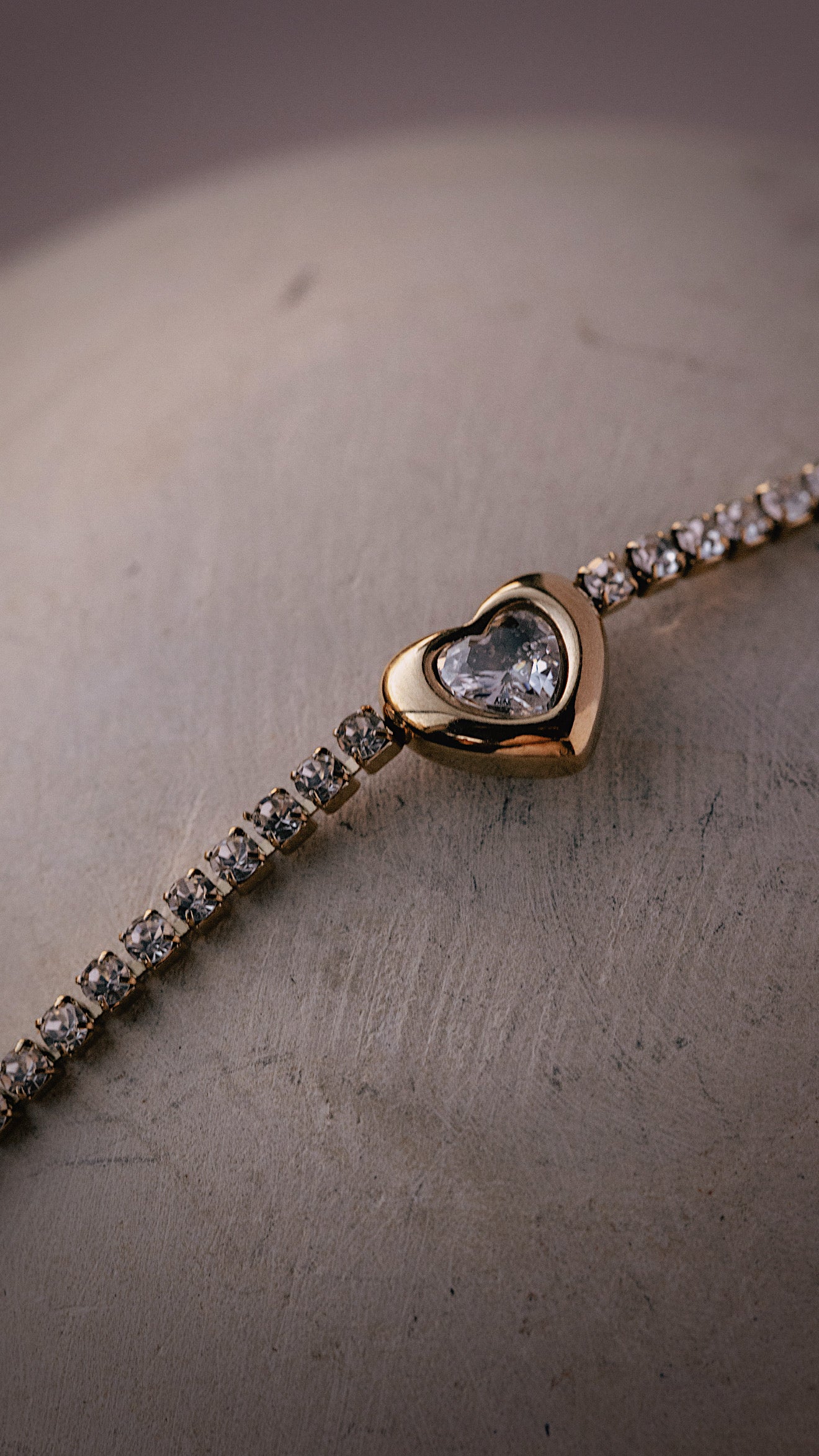 Timeless Heart Tennis Bracelet