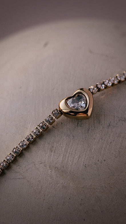 Timeless Heart Tennis Bracelet