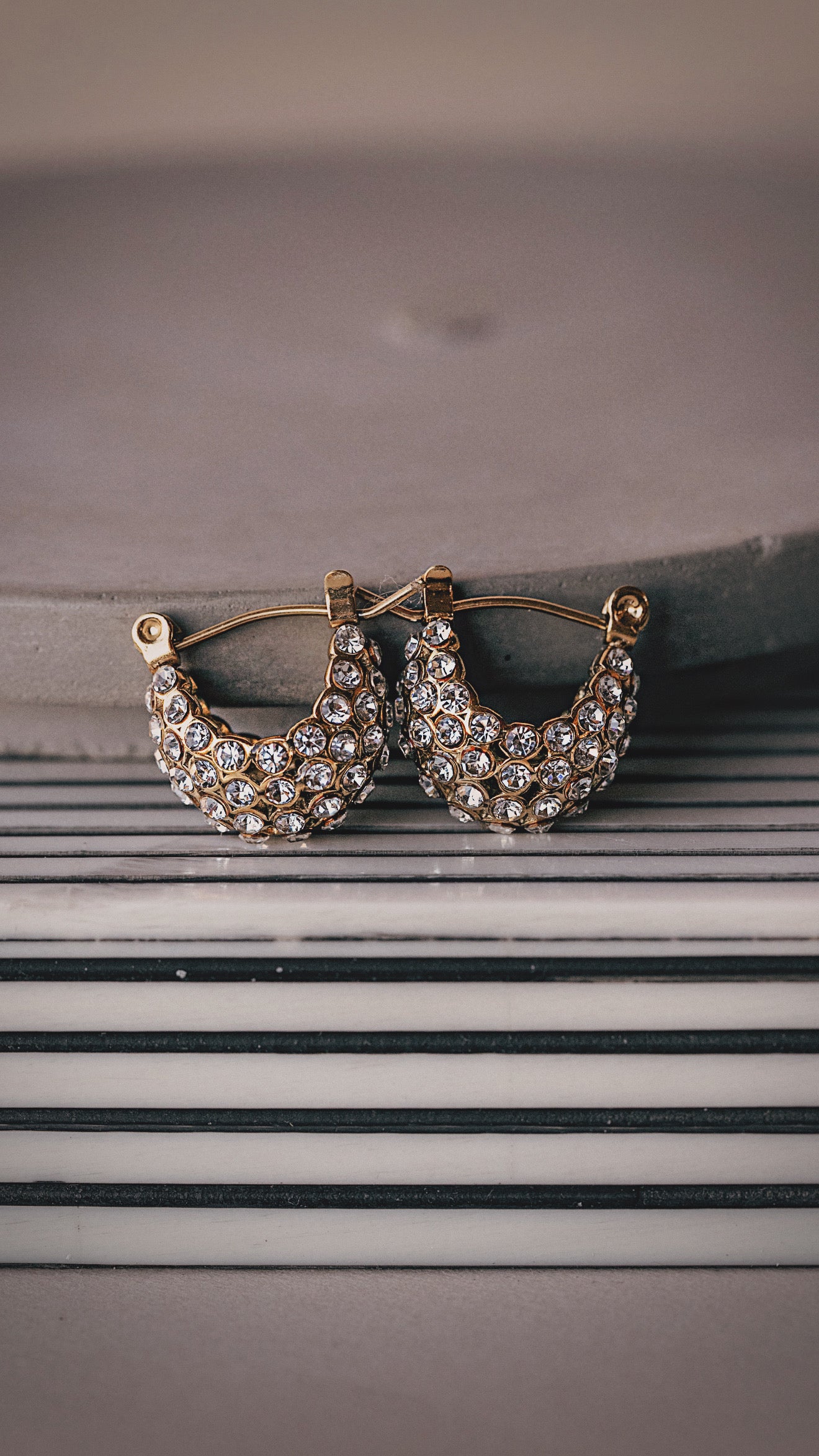 Crystal Cluster Earrings - The Neon Cactus Studio